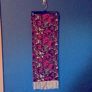 Nordstrom cashmere floral print scarf